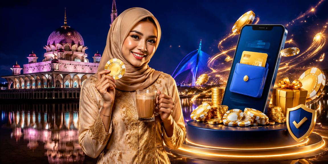 Pemain Putrajaya membuat deposit untuk loteri dalam talian bergaya Melayu
